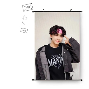 Tapiz de Tela con Foto de KPOP Stray Kids <span class=keywords><strong>MANIAC</strong></span>, Póster para Colgar, Venta al por Mayor - Product Image 6