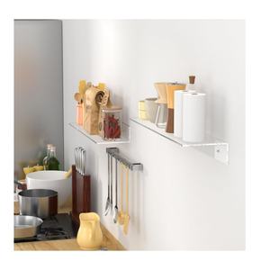 Estantes flotantes acrílicos al por mayor personalizados estantes de exhibición de pared transparentes para <span class=keywords><strong>Lego</strong></span>, planta, perfume, libro en el dormitorio - Product Image 2