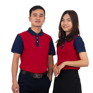 Usine de polos écologiques au Vietnam, édition automne-hiver, tissu en coton recyclé de qualité supérieure, marques de mode mondiales - Product Image 3