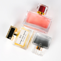 Bouteille de parfum rechargeable de haute qualité avec couvercle