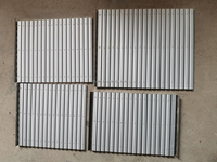 Bavette de protection flexible en aluminium pour rideaux, ignifuge, pour la protection ferroviaire, pour voies coulissantes accordéon ISO9001 CE