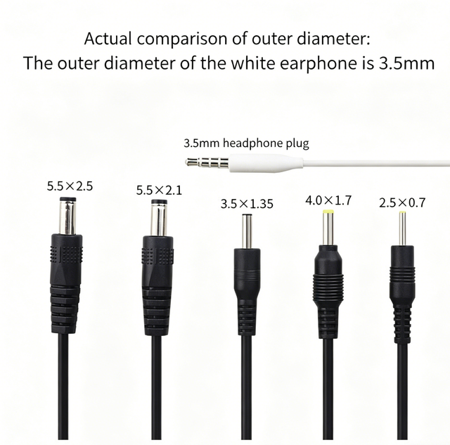 Dc 5.5mm Power Cords Usb to 5.5mm*2.1 mm 5v Dc Plug 1m Barrel Shaped Jack Extension Power Cable