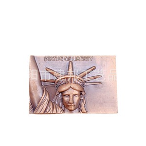 Recuerdos Turísticos: Imanes de Refrigerador de Aleación de Zinc de Nueva York, San Francisco, Francia, Reino Unido, España, Bélgica y República Checa - Product Image 5