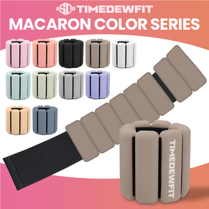 Düşük Minimum Sipariş Adedi Güvenli Kare Velcro Silikon Demir Blok Ağırlıklı Bileklikler Ayak Bileği Ağırlıkları Yoga Fitness Spor Eğitimi için - Product Image 6