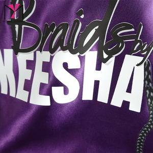 Braids by KEEsha T Type Long Satin <b>Bonnet</b> For Adults Purple Fashion Headwear With Heat Transfer Printing - Product Image 6