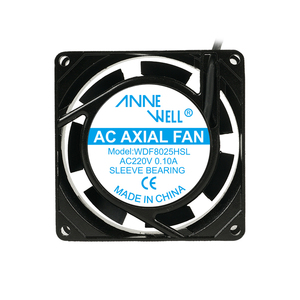 Ventilateur de four industriel Anne Well Made in China 220 V 80*80*25 mm, ventilateur axial AC pour dispositifs médicaux - Product Image 1