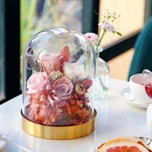 Rosa Preservada Perfumada con Aroma a <span class=keywords><strong>Amor</strong></span> Infinito, Flor Eterna Natural Real en Cúpula de Cristal, Regalo Perfecto de Navidad para Mujeres - Product Image 5