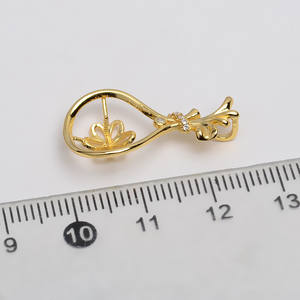 จี้เงินแท้ S925 รูปถุงเงิน จี้กระเป๋าเงิน ขนาด 10-12 มม. สำหรับทำเครื่องประดับ DIY  อะไหล่และอุปกรณ์ทำเครื่องประดับ ถาดเปล่า ผลิตภัณฑ์กึ่งสำเร็จรูป 3972 - Product Image 5