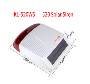 Bộ báo động năng lượng mặt trời nhấp nháy báo động <span class=keywords><strong>433MHz</strong></span> không dây còi báo động sừng ánh sáng đèn flash cho 2G 4G Wifi <span class=keywords><strong>GSM</strong></span> Nhà Thông Minh Hệ thống an ninh trong nhà ngoài trời - Product Image 5