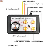 Testeur électrique de voiture Capteur de vilebrequin réglable Testeur de simulateur de voiture 12V Outil de diagnostic de voiture Outil électronique de véhicule