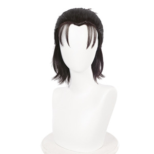 Peluca de Cosplay de Eren Jaeger de Ataque a los Titanes/Shingeki No <span class=keywords><strong>Kyojin</strong></span>, Color Marrón, Versión Corta, de Ainizi Anime - Product Image 3
