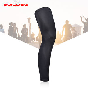 HBG 0363, rodillera larga de silicona elástica, rodillera para correr, manga de pierna, rodillera de pantorrilla, de soporte para Fitness Protector, voleibol, <span class=keywords><strong>Footba</strong></span> - Product Image 5