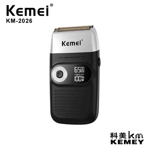 <span class=keywords><strong>Kemei</strong></span> KM-2026 <span class=keywords><strong>rasoir</strong></span> sans fil rechargeable pour hommes avec LCD <span class=keywords><strong>rasoir</strong></span> à double lame <span class=keywords><strong>rasoir</strong></span> tondeuse à barbe machine à raser - Product Image 3