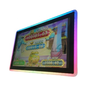 Nieuwe 21,5/23,6/<span class=keywords><strong>32</strong></span>/43 <span class=keywords><strong>inch</strong></span> 10-punts capacitief touchscreen platte/gebogen gamingmonitor met RGB-verlichting, USB- en DVI-interfaces - Product Image 2