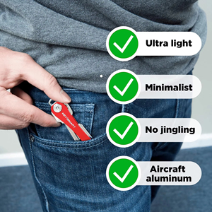 Porte-clés en aluminium en gros, mini organisateur intelligent et compact en métal, clip de rangement décoratif pour la maison - Product Image 3