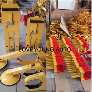 <span class=keywords><strong>Antivol</strong></span> <span class=keywords><strong>de</strong></span> roue réglable en acier jaune pour SUV - Product Image 6
