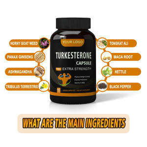 Supplément d'extrait d'Ajuga Turkestanica naturel de qualité alimentaire OEM 500mg Maca Turkesterone Capsules - Product Image 6