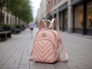 กระเป๋าเป้สะพายหลังขนาดเล็กสำหรับผู้หญิง ปิดด้วยซิป น้ำหนักเบา ใช้ได้ทุกวัน ทรงสี่เหลี่ยมผืนผ้า โพลีเอสเตอร์ ใช้ได้ทุกฤดูกาล - Product Image 2