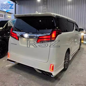 Rayseze อะไหล่รถยนต์สำหรับ2016 <span class=keywords><strong>Toyota</strong></span> <span class=keywords><strong>ALPHARD</strong></span> 30S 2018 2020 35S ไฟท้าย LED แบบปรับรุ่นโคมไฟหลังสีแดงฝาครอบหลัง - Product Image 6
