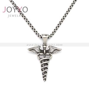 Liontin Sayap Malaikat Perak Stainless Steel, Liontin Pedang Ular Liontin 2021 - Product Image 1