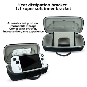 Nuevo estuche de transporte portátil de <span class=keywords><strong>EVA</strong></span> duro para <span class=keywords><strong>Asus</strong></span> ROG Ally X, estuche de viaje protector a prueba de golpes, bolsa de almacenamiento, accesorios para consola - Product Image 5