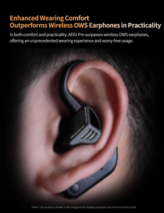 KZ AE01 <span class=keywords><strong>PRO</strong></span> TWS Módulo inalámbrico Auriculares Soporte AAC CVC Gancho para la oreja con módulo de cable inteligente EDXPRO Auriculares de bajo retardo - Product Image 6