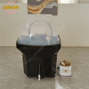 Station de lavage de cheveux commerciale Siman <span class=keywords><strong>sans</strong></span> raccordement au réseau, réservoir d'eaux usées 30L, chauffe-eau 220V, autoportante, mobile, pour salon - Product Image 6