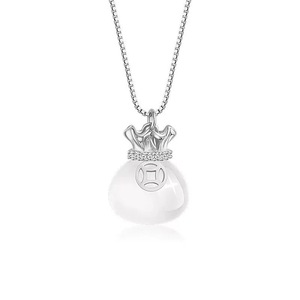 Collier Ping S925 de luxe haut de gamme, collier de luxe léger, collier de luxe haut de gamme, pendentif de souhaits, pendentifs de mode, breloques - Product Image 5