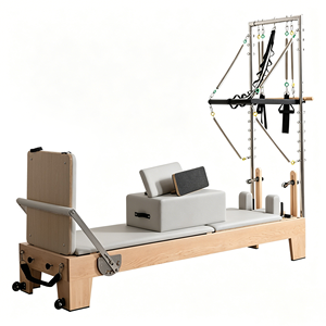 Reformer <span class=keywords><strong>de</strong></span> <span class=keywords><strong>Pilates</strong></span> <span class=keywords><strong>de</strong></span> Madera <span class=keywords><strong>de</strong></span> Alta Calidad con <span class=keywords><strong>Torre</strong></span>, Reformer Clínico <span class=keywords><strong>de</strong></span> Microfibra con <span class=keywords><strong>Torre</strong></span> - Product Image 6