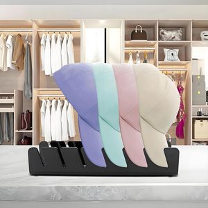 2 Pack Storage Rack Room Mall Acrylic <b>Hat</b> Organizer for Baseball Caps <b>Display</b> and Organizer - Product Image 2