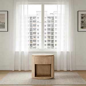 Set di Mobili per Camera d'Albergo e Ristorante, Mobili Moderni Scontati per Festival, Comodino in Quercia per Arredamento Villa Moderna - Product Image 1