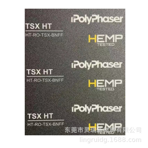 Etiqueta Autoadhesiva Rectangular de Plástico Resistente PolyPhaser HEMP T3X HT, Impresión Offset y Serigrafía para Maquinaria - Product Image 3