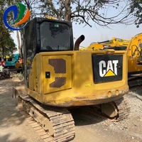 Mini-excavatrice d'occasion CAT 307.5, 7,5 tonnes, excavatrice hydraulique Caterpillar, bon état de fonctionnement