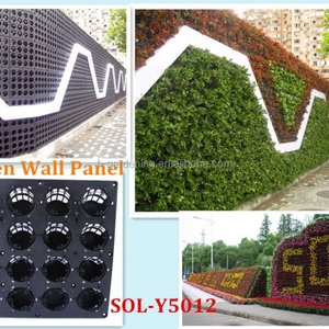 แผงปลูกต้นไม้แนวตั้งสำหรับสวนแนวตั้ง แผงผนังสีเขียวแบบโมดูลาร์พลาสติก แผงผนังสีเขียวแนวตั้ง - Product Image 3
