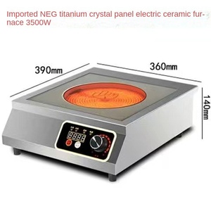 เตาแม่เหล็กไฟฟ้าแบบมืออาชีพเตาเดี่ยว220V ตั้งโต๊ะมีไฟแรงสูง - Product Image 5