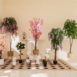 Real Touch Planta artificial Rose Tree Decoración de la boda Árbol artificial al aire libre - Product Image 4