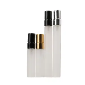 10Ml Matglas Spray Parfum Flessen Navulbare Aluminium Parfum Verstuiver Spuitflessen Voor Parfum