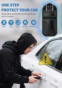 Étui de protection Faraday pour clés de voiture, pochette Faraday anti-RFID pour clés, sacs de protection anti-vol pour clés de voiture, cage de sécurité antivol pour voiture - Product Image 5