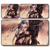 Tapis de souris Anime XL imperméable avec raccourcis clavier et carte du monde pour PC