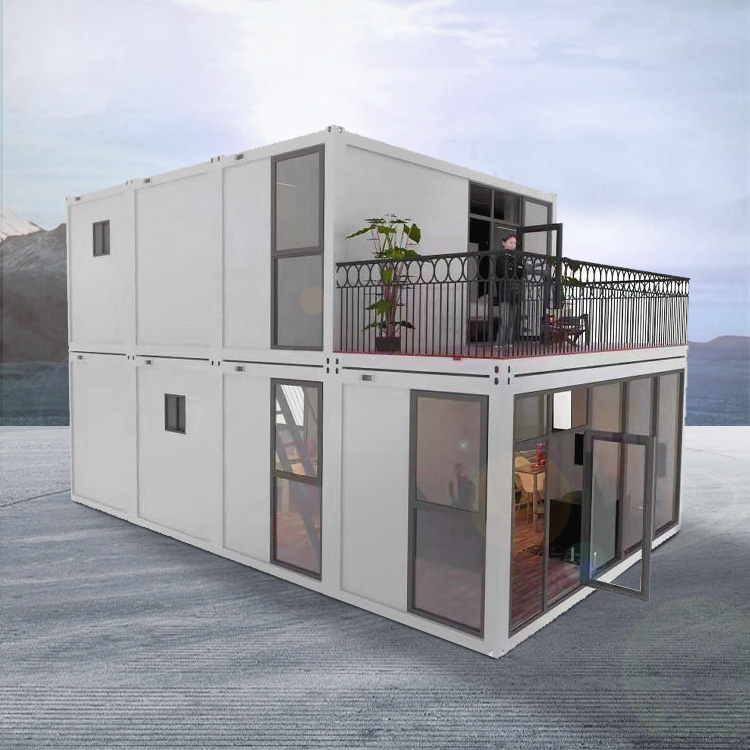 China Luxus einfach montieren 2 Geschichte 3 Schlafzimmer modulare Häuser Casas Pre fabrica das Fertighäuser Container