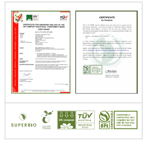 2.6 Gallon and 13 Gallon PLA Corn Based <strong>Compostable</strong> <strong>Bags</strong> Bioplastic 100% Biodegradable Plastic Trash <strong>Bags</strong> Garbage Waste <strong>Bags</strong> - Product Image 2