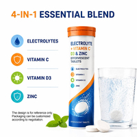 OEM Elektrolit İçeceği Efervesan Tabletler |   C Vitamini, D3 ve Çinko |   Hidrasyon ve Sağlık Desteği |   Özel Marka