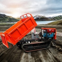 1500kg Diesel Hydraulique Crawler Petit Mini Dumper Auto Chargement Piste Dumper Mini