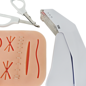 Cilt sütür için yeni tek kullanımlık tıbbi cerrahi cilt zımbası cilt zımba sökücüler tırnak çektirme - Product Image 4