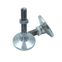 Pied de table réglable en hauteur électrique en acier inoxydable robuste 1/2 5/8 3/4 M16-M24 pour meubles