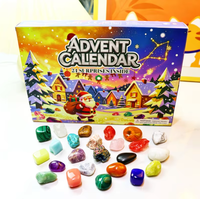 Polyedrischer Würfel Adventskalender Überraschungsbox 24 Tage Countdown, Weihnachts-Überraschungsgeschenkbox für Tischspiel-Liebhaber