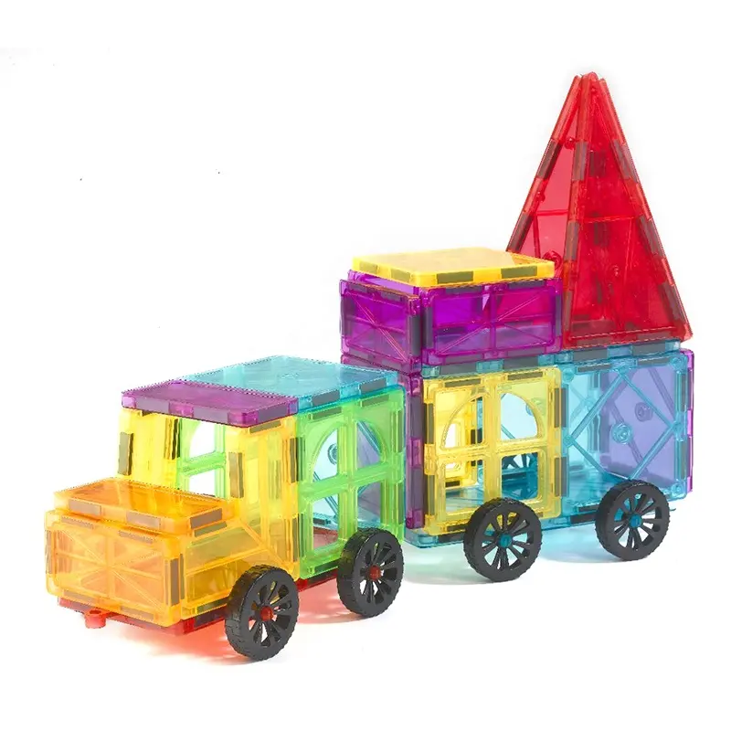 ألعاب ذكاء ثلاثية الأبعاد للأطفال, 100 قطعة مجموعة من الألعاب المغناطيسية مكعبات البناء للأطفال