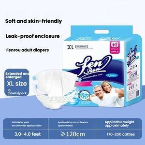 Couches pour adultes transfrontalières en film PE, tailles ML XL, extra-épaisses, haute absorption, protection 3D anti-fuites pour seniors - Product Image 3