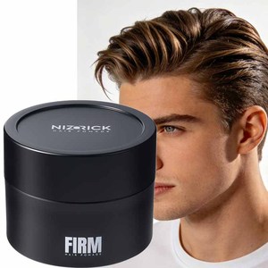 니조릭 남성용 헤어 포마드 영양 에지 컨트롤 홀드 스타일링 헤어 왁스 지속력 있는 스타일링 헤어 젤 - Product Image 1