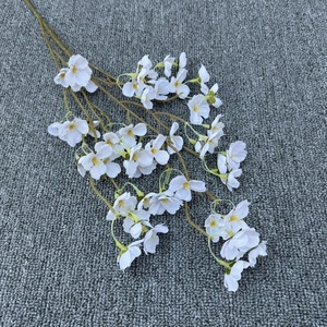 Handmade Nhân Tạo 79Cm Hoa Anh Đào Cây Chi Nhánh Ba Dforks Lụa Sakura Cho Giáng Sinh Tốt Nghiệp Ngày Của Mẹ Phục Sinh - Product Image 3